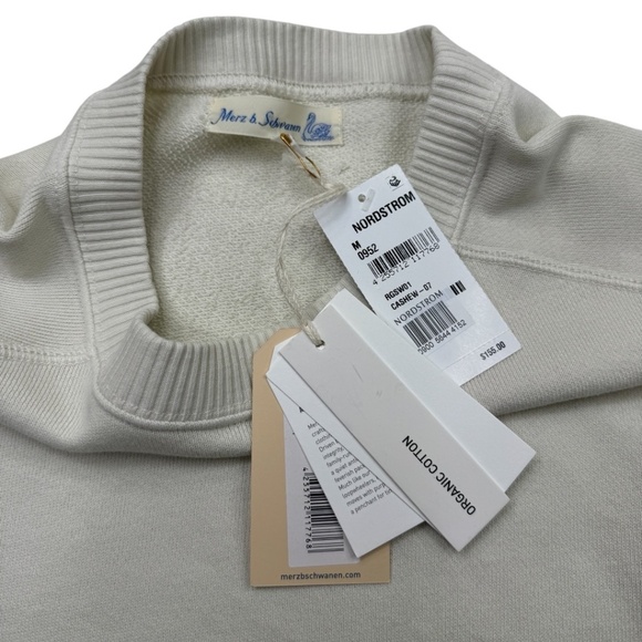 Merz B. Schwanen Good Basics Relaxed Fit Sweatshirt Cashew - Picture 9 of 12